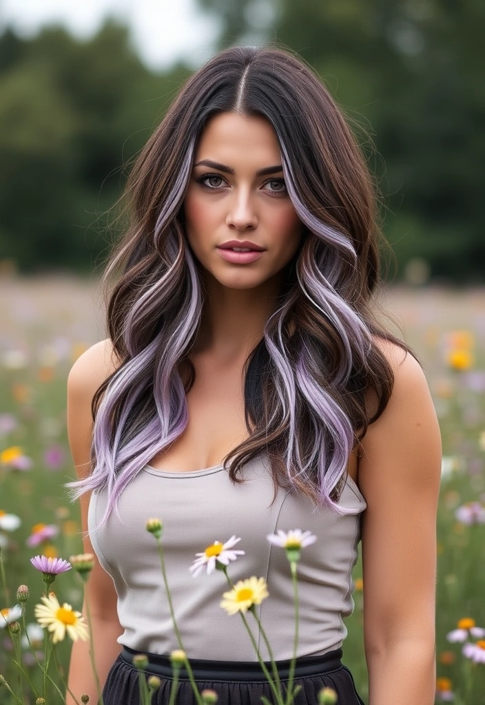 25 Lively Spring Hair Color Trends That Will Brighten Your Look! - 21. Soft Lavender Highlights