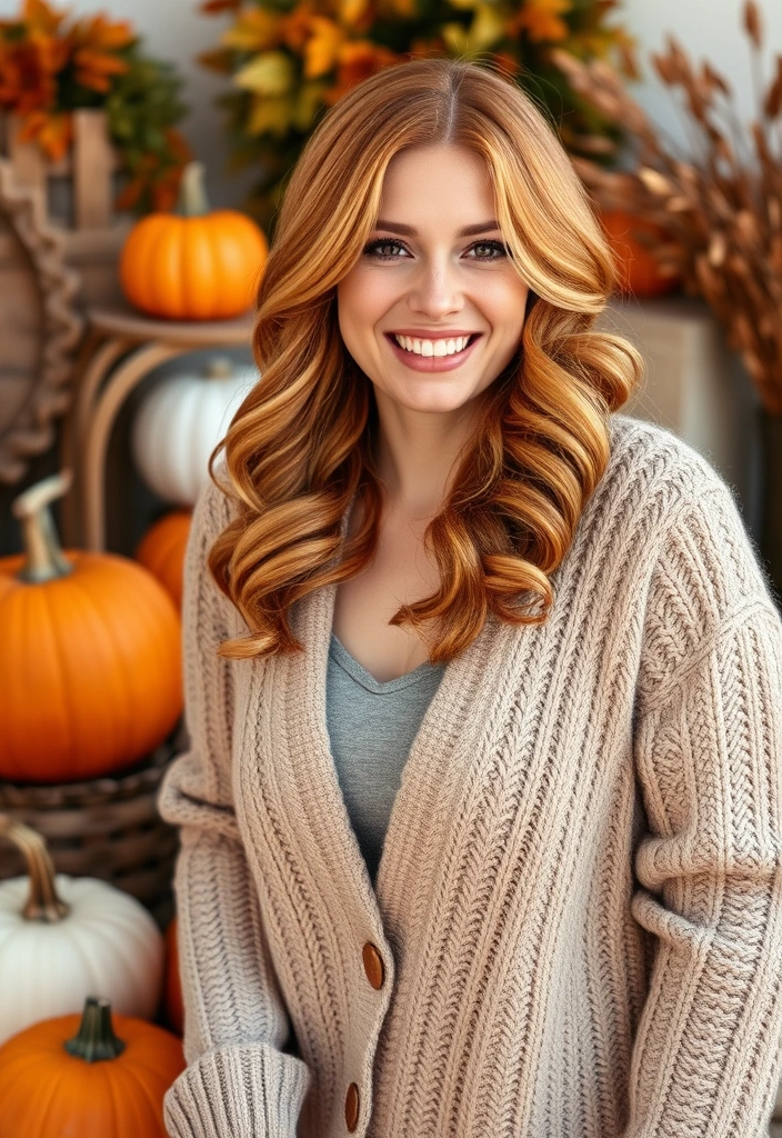 23 Stunning Fall Hair Color Ideas That Will Turn Heads This Autumn! - 11. Pumpkin Spice