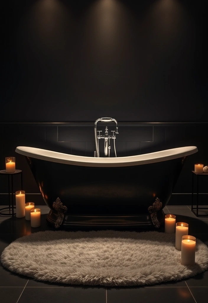 22 Moody Bathroom Designs That Will Transform Your Space into a Luxurious Retreat! - 13. Elegant Bathtubs