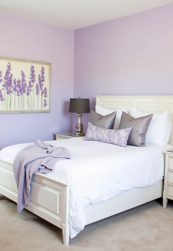 27 Best Paint Colors for Master Bedroom That'll Transform Your Space! - 4. Soft Lavender