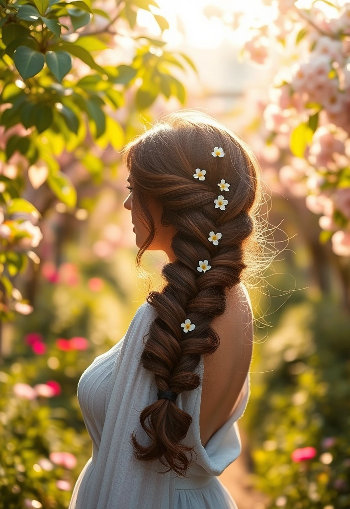 22 Stunning Hairstyles With Deep Wave Hair That Will Make You the Center of Attention! - 3. Romantic Side Braid