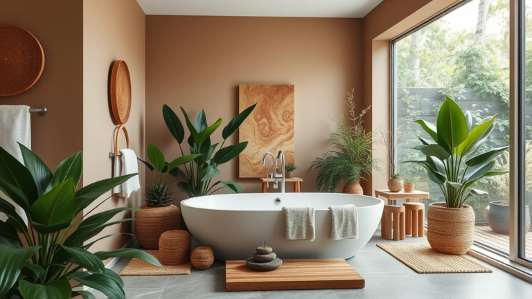 23 Modern Organic Bathroom Decor Ideas That Will Transform Your Space!