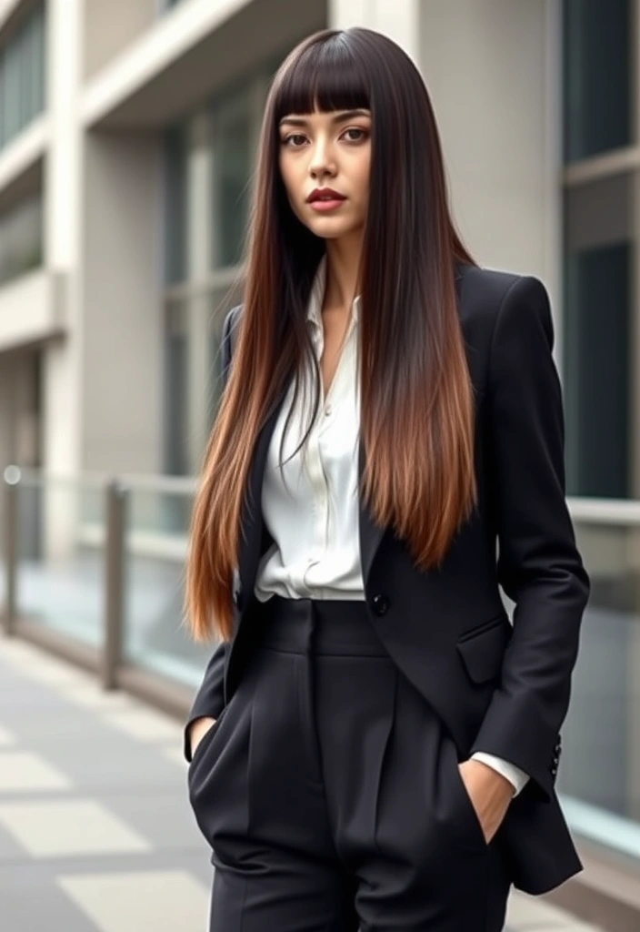 19 Stunning Long Layered Haircuts You'll Want to Try ASAP (Number 7 Is a Game-Changer!) - 2. Blunt Long Layers