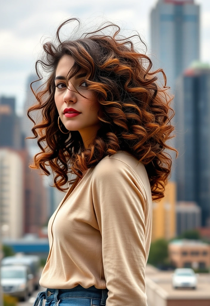 30 Playful Curly Hair Ideas That'll Make Everyone Envy Your Curls! - 14. Curly Layered Cut