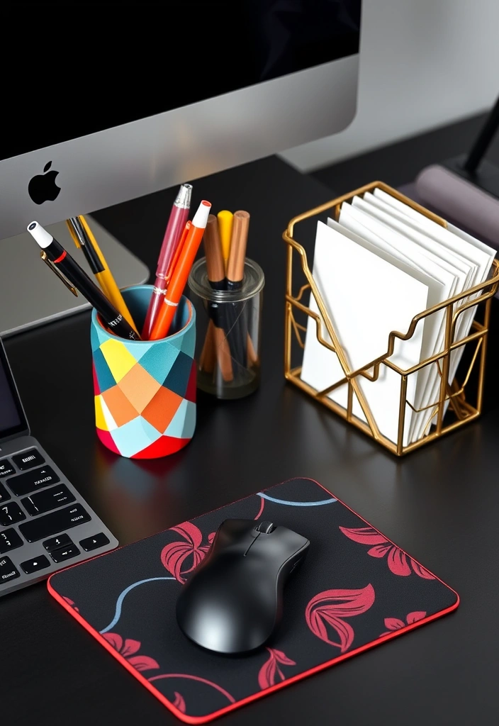 23 Cubicle Inspiration Ideas That'll Transform Your Work Life (And Impress Everyone!) - 4. Functional Desk Accessories: Style Meets Utility