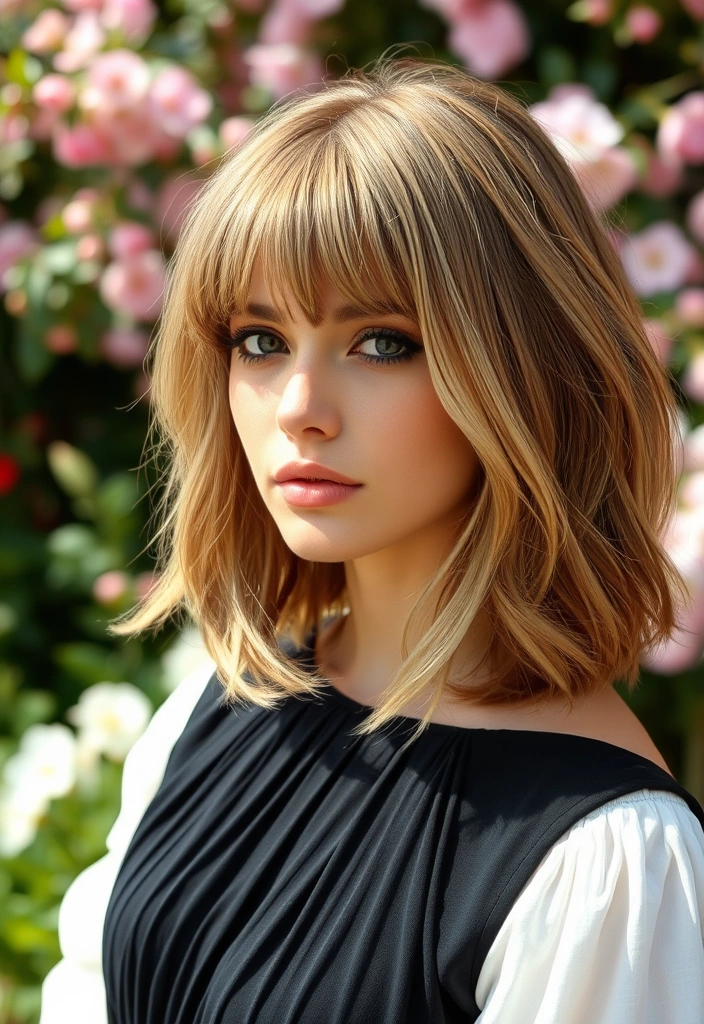 30 Stunning Shag Cut Ideas for Women That'll Make You Want to Book an Appointment NOW! - 13. Shag with Curtain Bangs