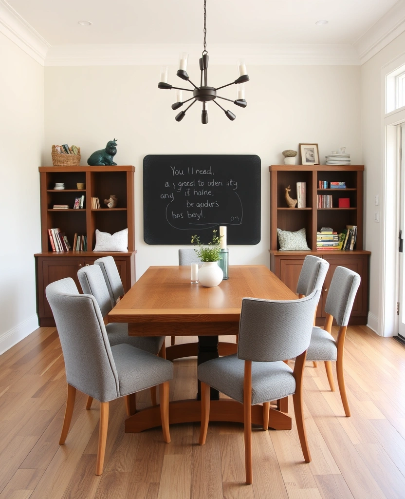 24 Organic Modern Dining Room Ideas That Will Transform Your Space! - 29. Family-Friendly Design