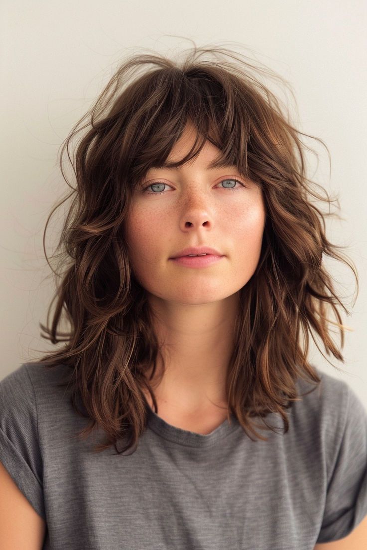 24 Short Wolf Cut Ideas That Will Elevate Your Style Game! - 17. Disheveled Charm