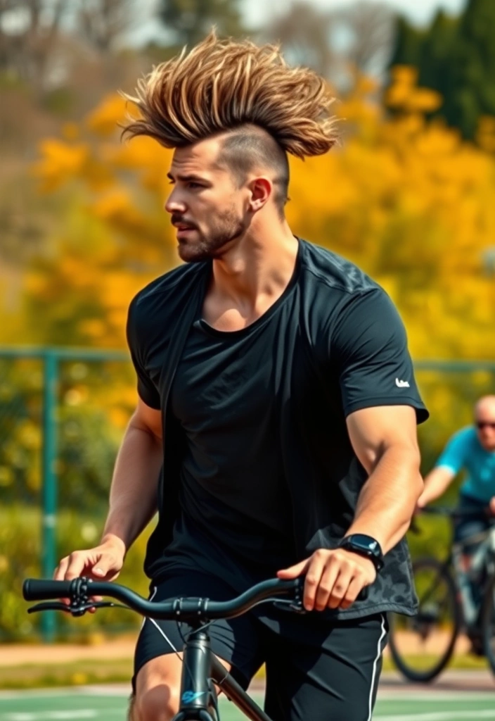 24 Classic Subtle Mullets for Men That Will Make You Rethink Your Hair Game! - 9. The Sporty Mullet