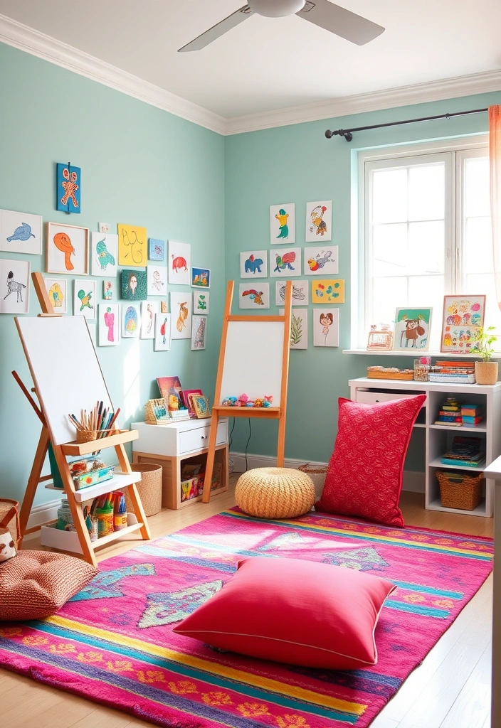 24 Young Boys Bedroom Ideas That Will Make You Say 'WOW!' - 5. Artistic Expression