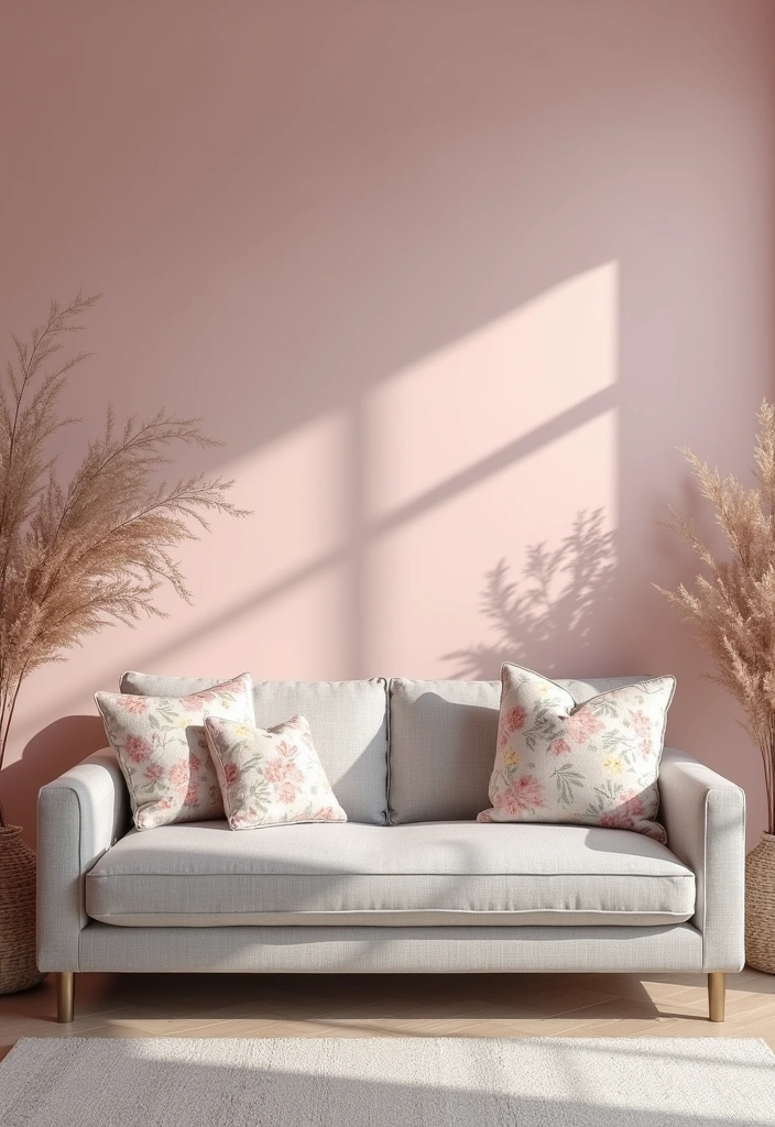 27 Living Room Paint Colors That Create the Ultimate Cozy Vibe (You’ll Love #15!) - 17. Blush Pink