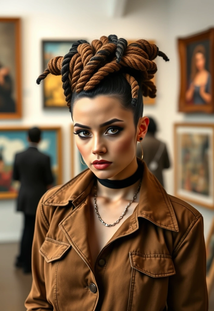 15 Buzzing Beehive Hairstyles That Will Make You Stand Out! - 14. Beehive with a Twist