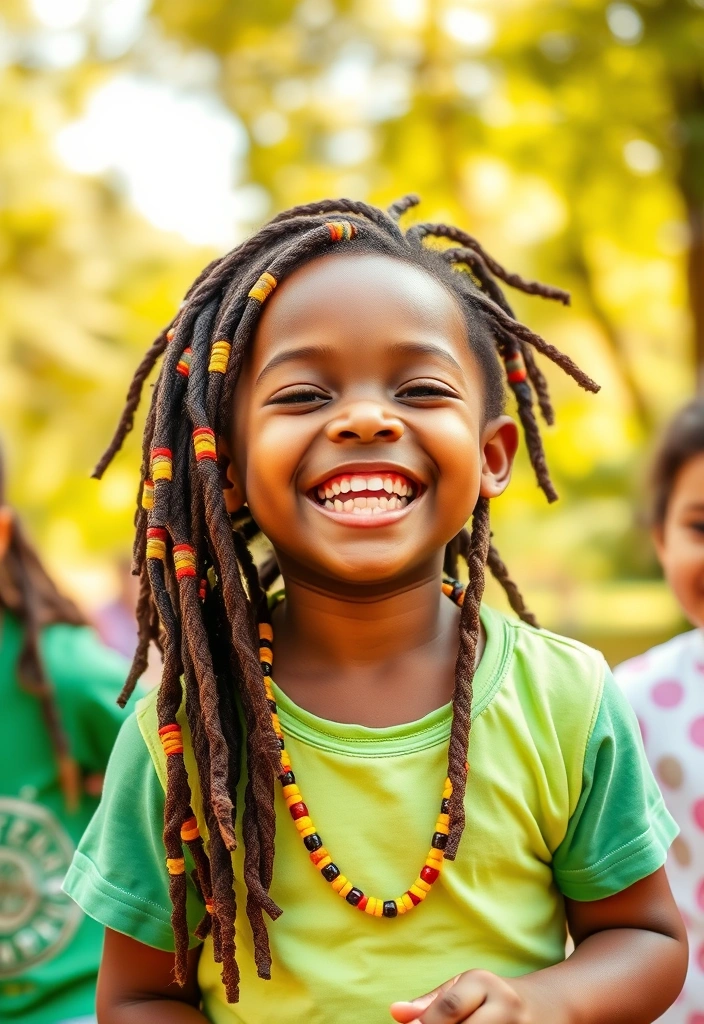 24 Nonchalant Dreadhead Styles That'll Make You Look Effortlessly Cool! - 20. Dreadlocks for Kids