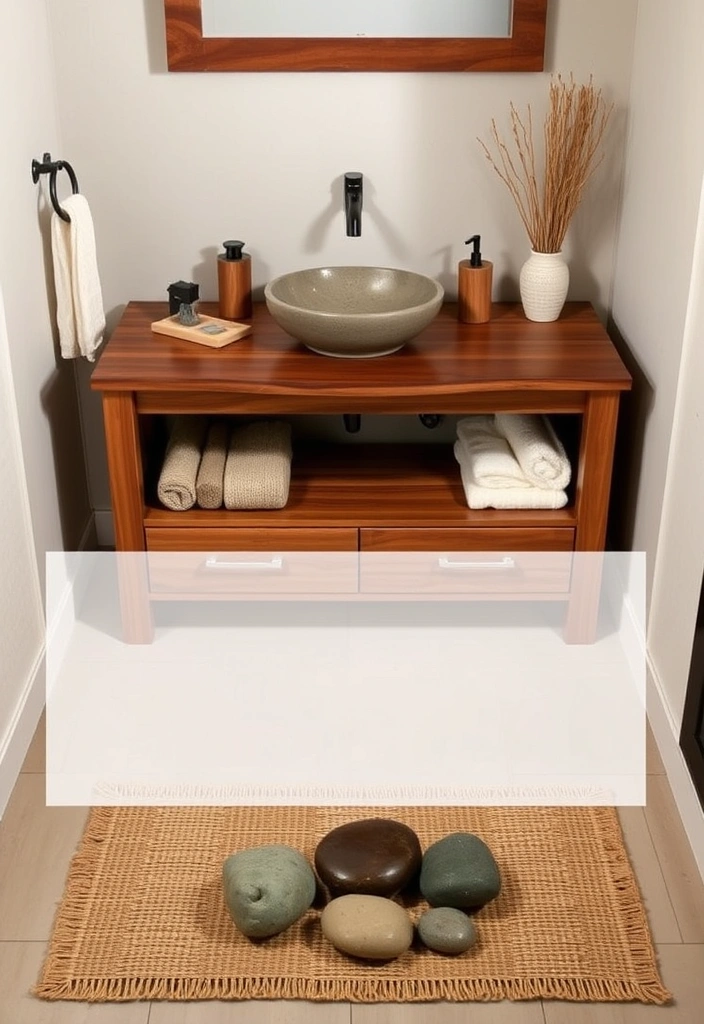 23 Modern Organic Bathroom Decor Ideas That Will Transform Your Space! - 3. Natural Materials