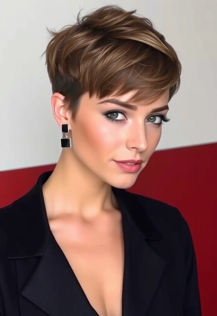 15 Easy Short Shag Hairstyles with Bangs That'll Transform Your Look Instantly! - 4. Chic Pixie Shag