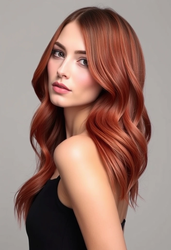 15 Vibrant Cherry Bomb Hairstyles That Will Make Heads Turn! - 10. Cherry Bomb Layered Cut