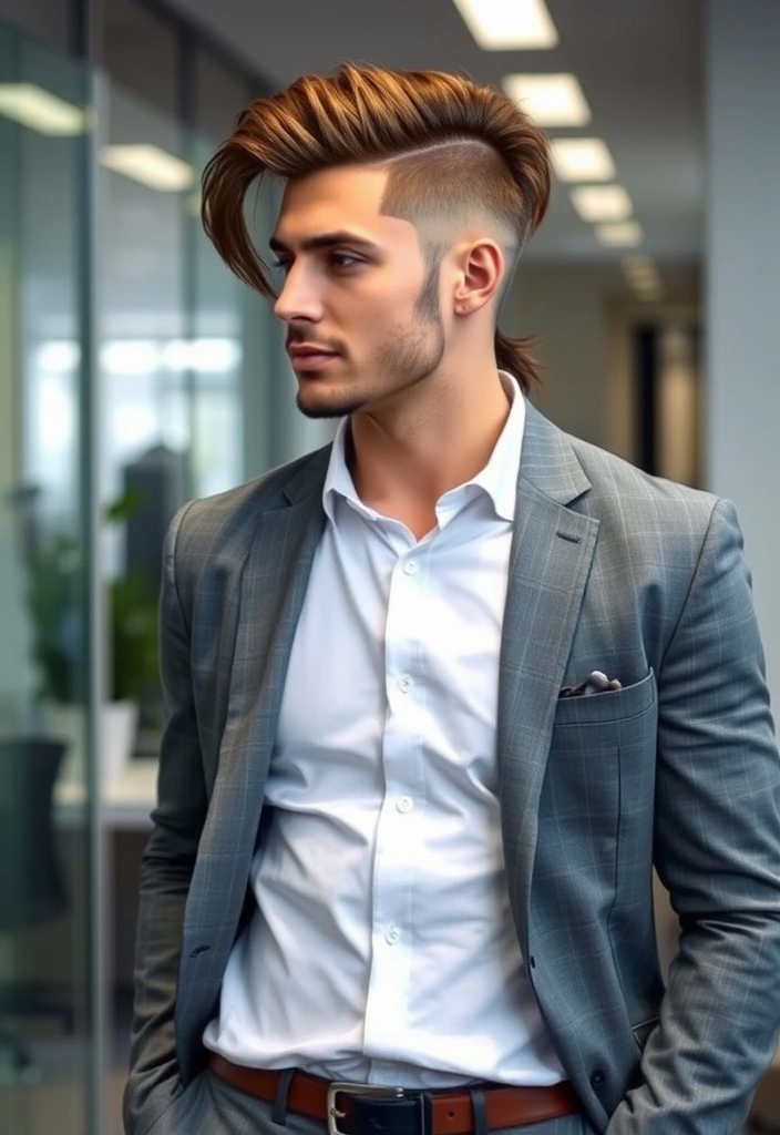 20 Modern Mullet Hairstyles for Men That Will Make You Look Instantly Cooler! - 3. The Faded Mullet