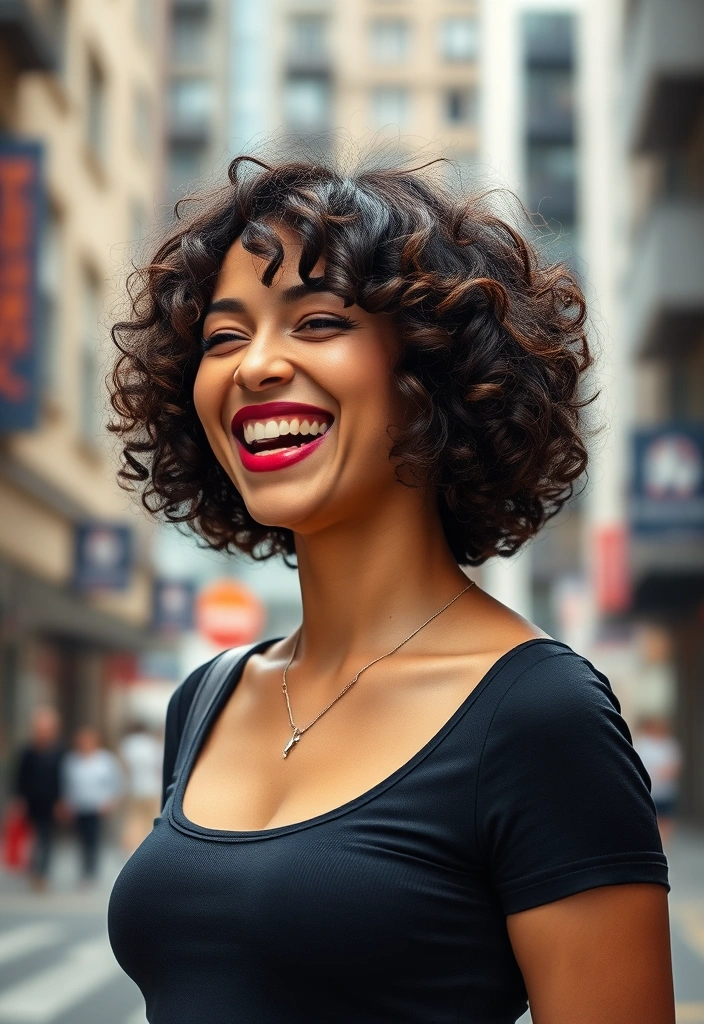 30 Playful Curly Hair Ideas That'll Make Everyone Envy Your Curls! - 7. The Curly Bob