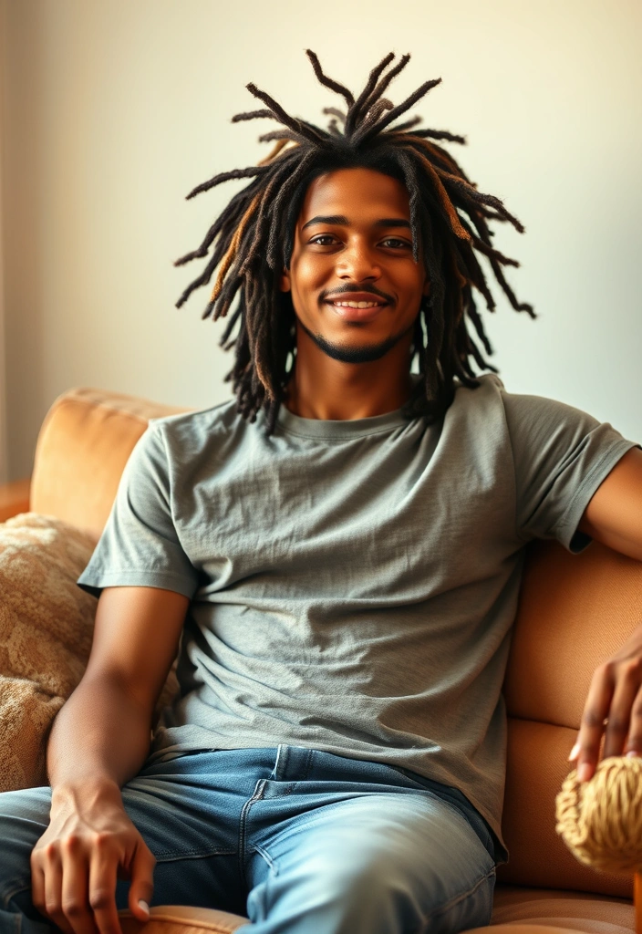 24 Nonchalant Dreadhead Styles That'll Make You Look Effortlessly Cool! - 8. Messy Dreadlocks