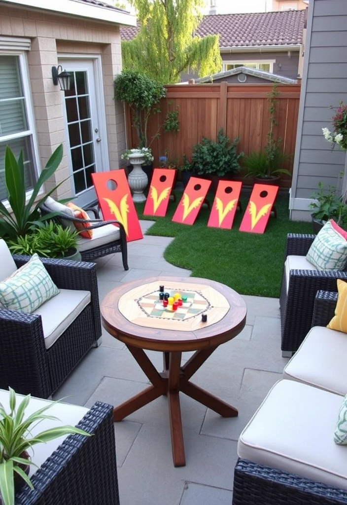 20 Stunning Back Patio Ideas on a Budget That Will Transform Your Outdoor Space! - 18. Outdoor Games Area