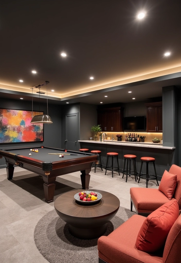 24 Best Paint Colors for a Basement That Will Transform Your Space! - 20. Steel Gray