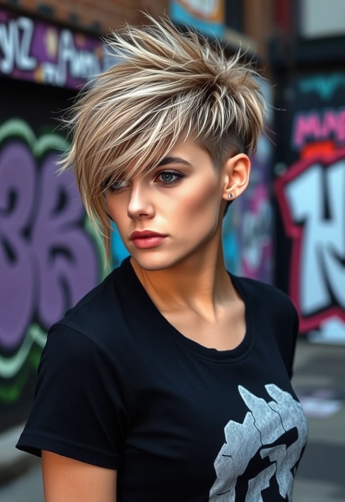 24 Whimsical Long Pixie Bob Ideas That Will Transform Your Look! - 2. Textured Bob with Bold Undercut