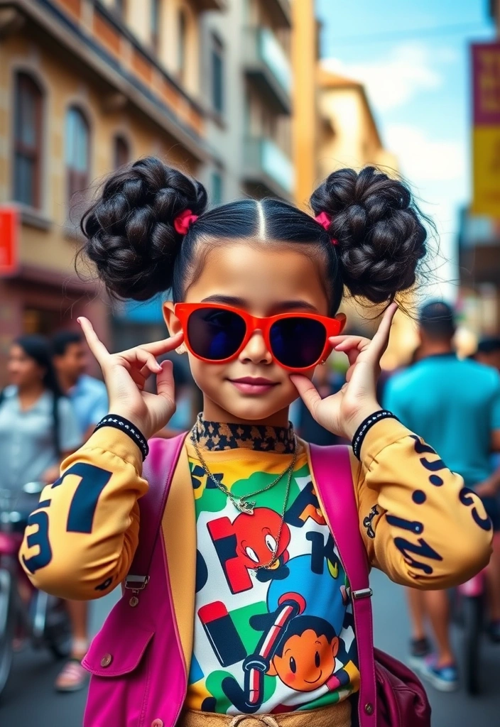 21 Back-to-School Hairstyles That Will Make You the Trendsetter of the Year! - 6. Playful Space Buns