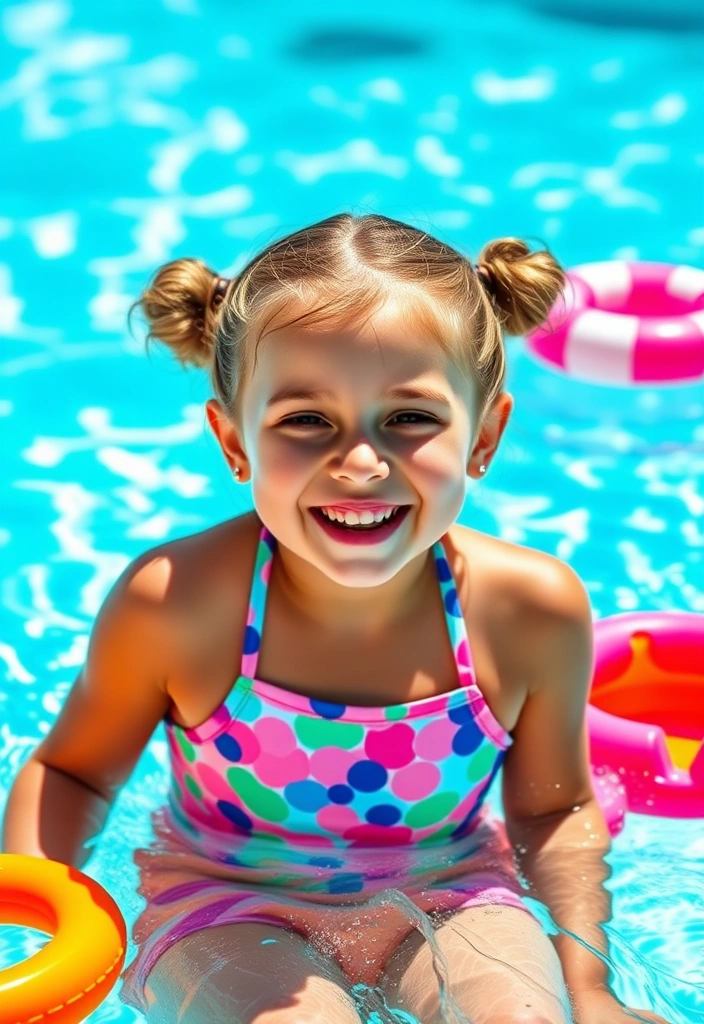 15 Splashy Pool Hairstyles to Stay Cool This Summer! - 8. Pigtail Buns