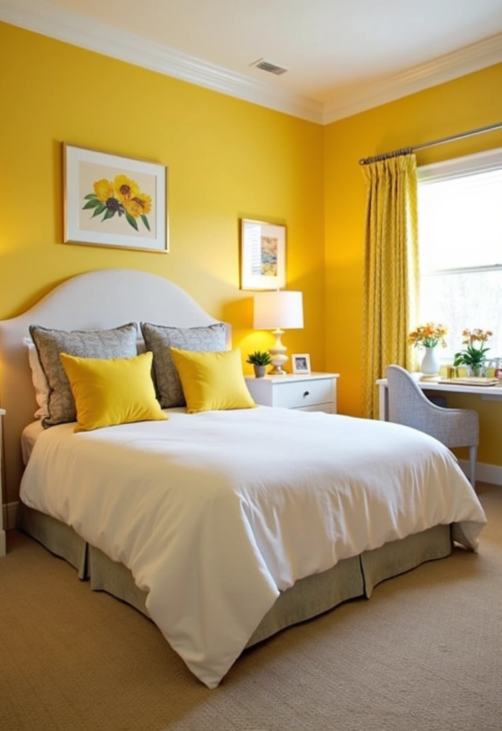 27 Best Paint Colors for Master Bedroom That'll Transform Your Space! - 17. Golden Yellow