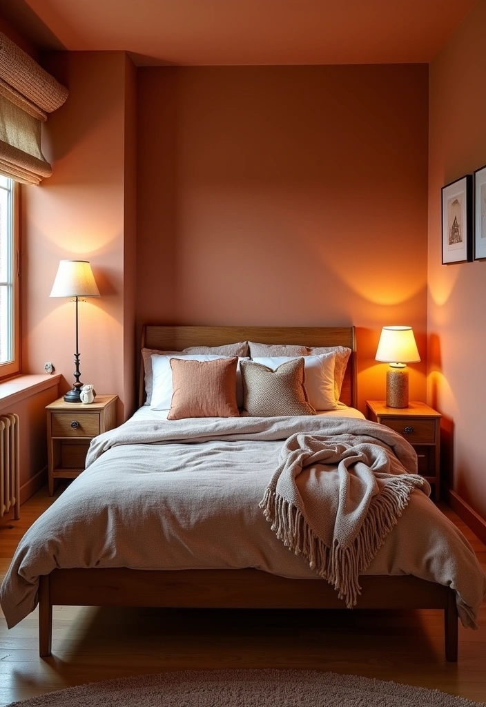 28 Best Paint Colors for Small Bedrooms That'll Make Your Space Feel Bigger! - 20. Soft Cinnamon