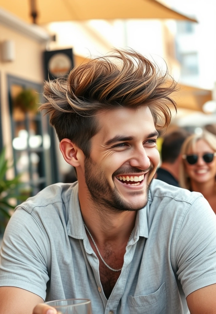 15 Short Flow Haircuts for Men That Will Turn Heads Everywhere! - 4. The Messy Top