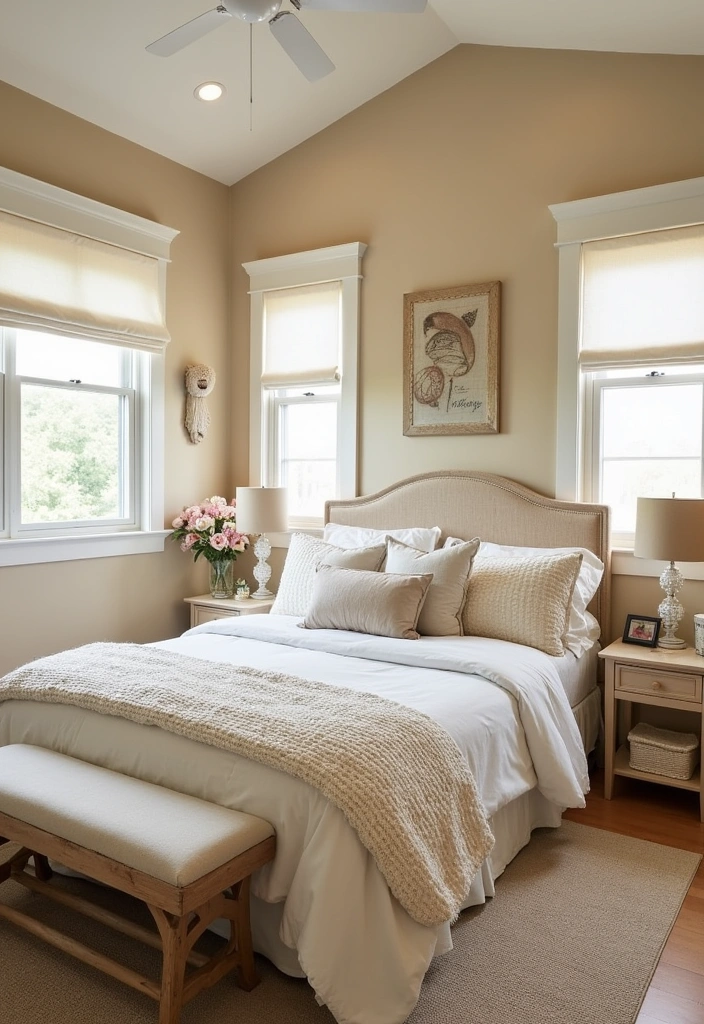 28 Best Paint Colors for Small Bedrooms That'll Make Your Space Feel Bigger! - 17. Soft Sand