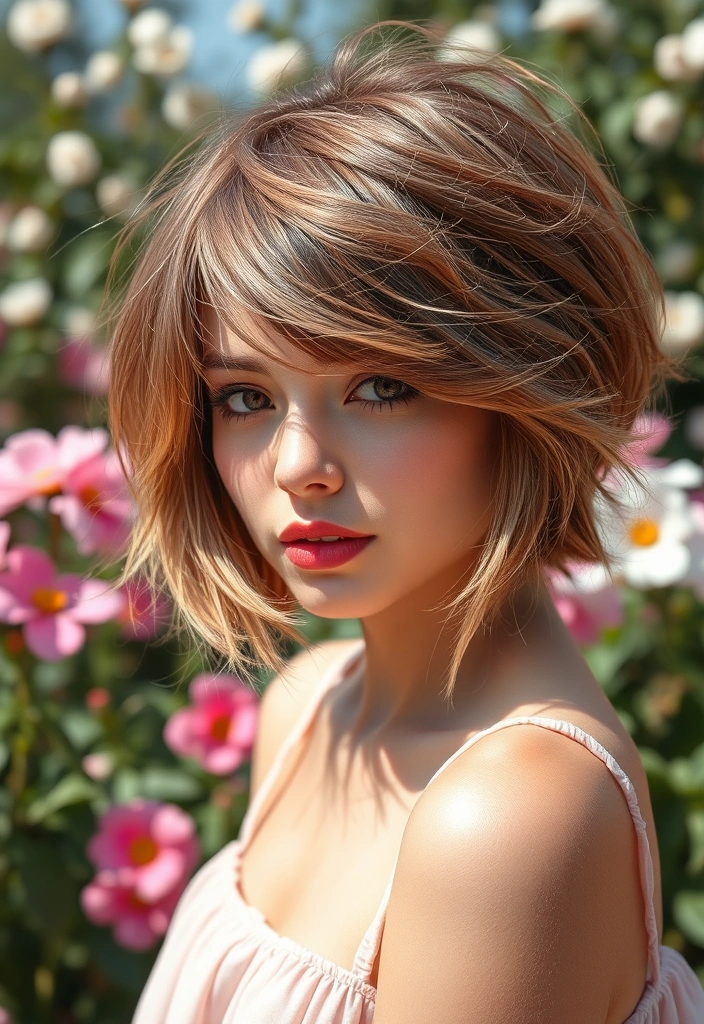 20 Chic Fluffy Bob Haircuts You Need to Try This Season (You Won't Regret #8!) - 3. Wispy Fluffy Bob