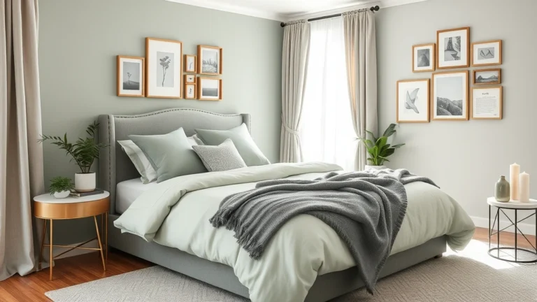 28 Stunning Sage Green and Grey Bedroom Ideas That Will Transform Your Space!