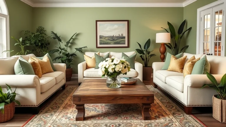 27 Sage Green Living Room Ideas That’ll Make You Fall in Love with Your Space!