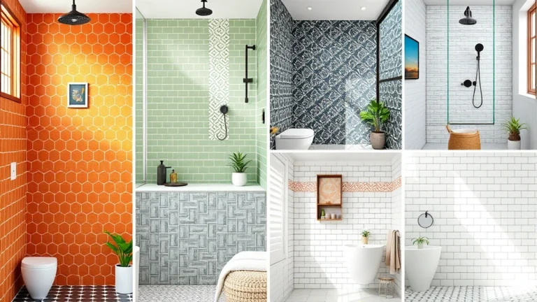 15 Creative Shower Tile Designs for Small Bathrooms (You’ll Want to Steal #12!)