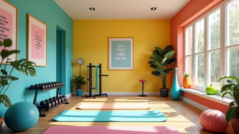 28 Best Paint Colors for Your Home Gym That’ll Transform Your Workout Mood!